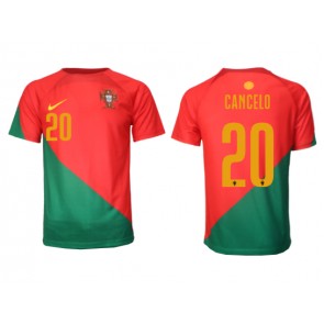 Portugal Joao Cancelo #20 Hjemmedrakt VM 2022 Kortermet